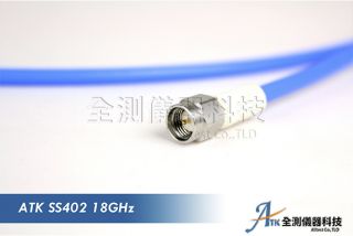 ATK-SS402 RF cable 同軸電纜線，頻段至18GHz。 全測儀器科技提供RF cable 同軸電纜線，轉接頭與同軸電纜線可根據客戶的要求客製化，依照不同量測高頻線材特性需求與預算，全測儀器科技將會有專人為客戶提供最佳解決方案。適用於半導體產業、軍工商用等各類型通訊設備應用，供給客戶最優良的產品，為高頻量測儀器必備工具，讓效率大幅提升。 如希望得到最新產品資訊、儀器校正、儀器維修、高頻連接零組件相關問題，請聯繫我們。