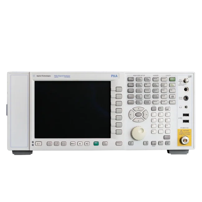 N9030A PXA Agilent 信號頻譜分析儀 信號分析儀中增加即時頻譜分析儀 (RTSA) 功能。 將 RTSA 功能加入 PXA 後，您可查看、擷取和分析最難以捕捉的信號