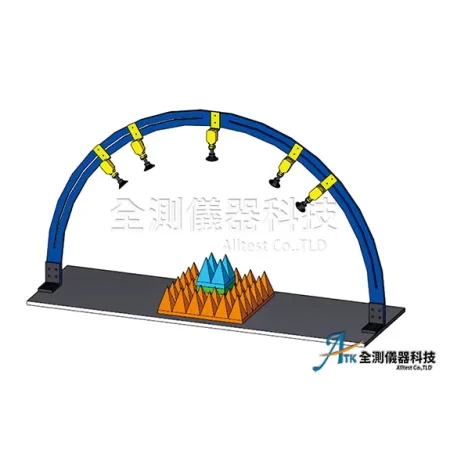 全測儀器科技提供毫米波吸收材料 ATK-CV5S Absorber，支援 24 GHz 至 50 GHz，CVS系列毫米波吸波材料，具備柔軟、阻燃特性，減少反射和散射，從而確保出色的測試性能。具高電磁波反射損失。在高質量的毫米波測試室上有助於獲得出色的屏蔽測試性能，廣泛應用於隔離箱(Shielding Box)與隔離室(Test Chamber)提供理想屏蔽環境。